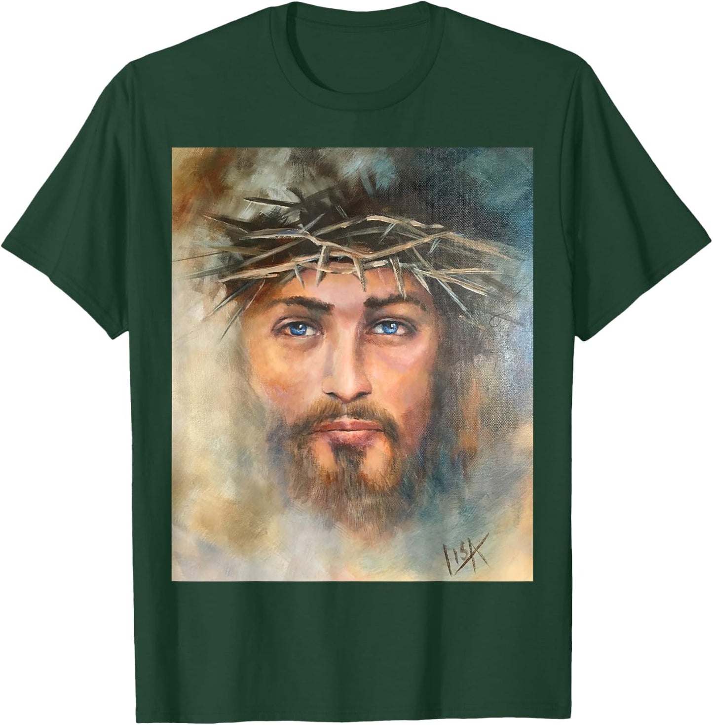 Religious Jesus Hand Painting T-Shirt - T-Shirt | Forest