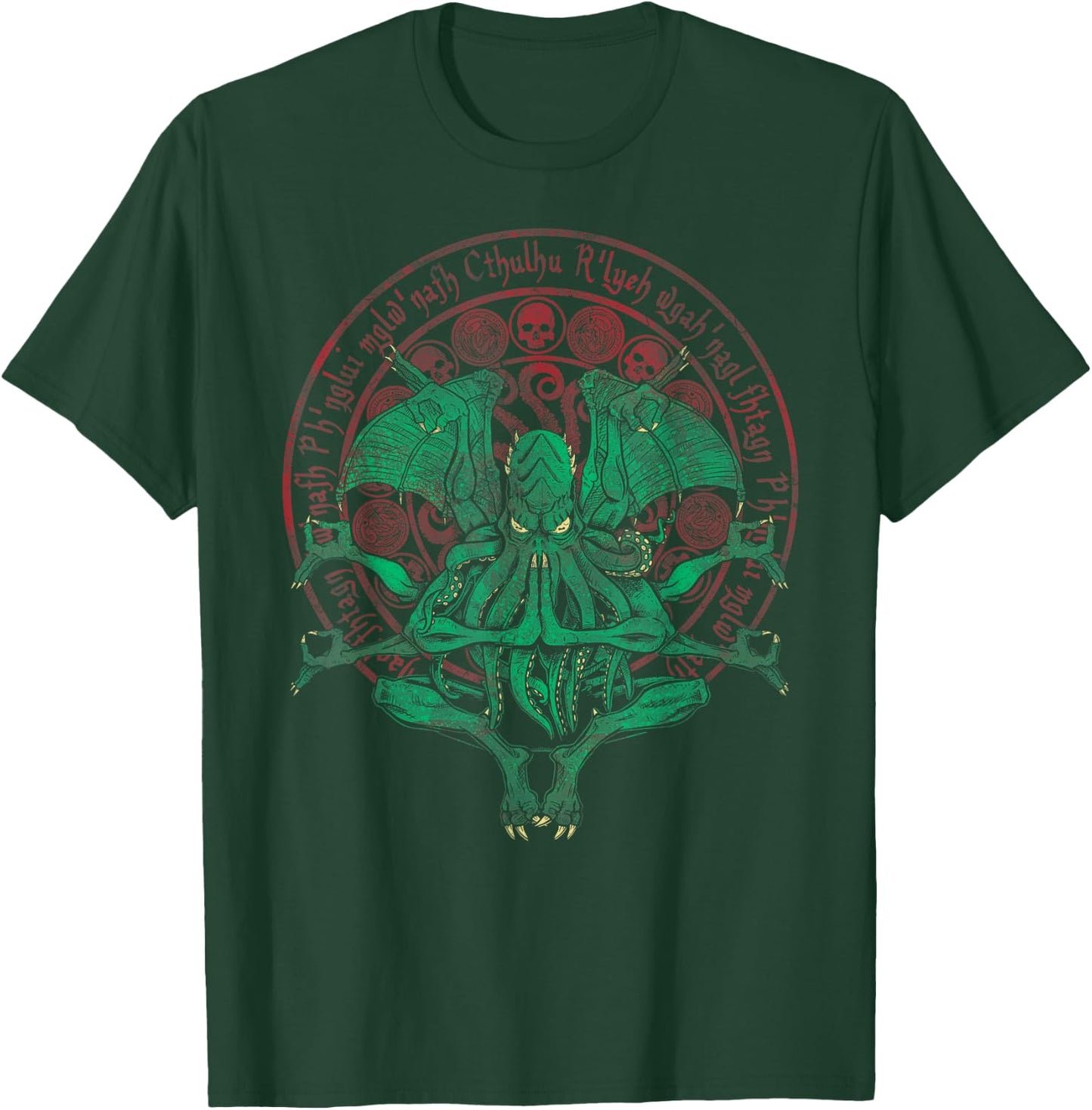 The Idol Cthulhu T-Shirt - T-Shirt | Forest