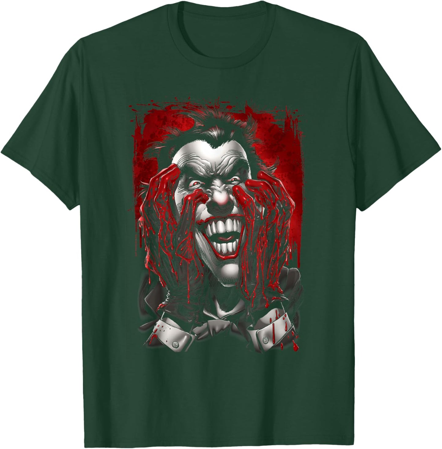 Batman Joker Blood in Hands T Shirt T-Shirt - T-Shirt | Forest