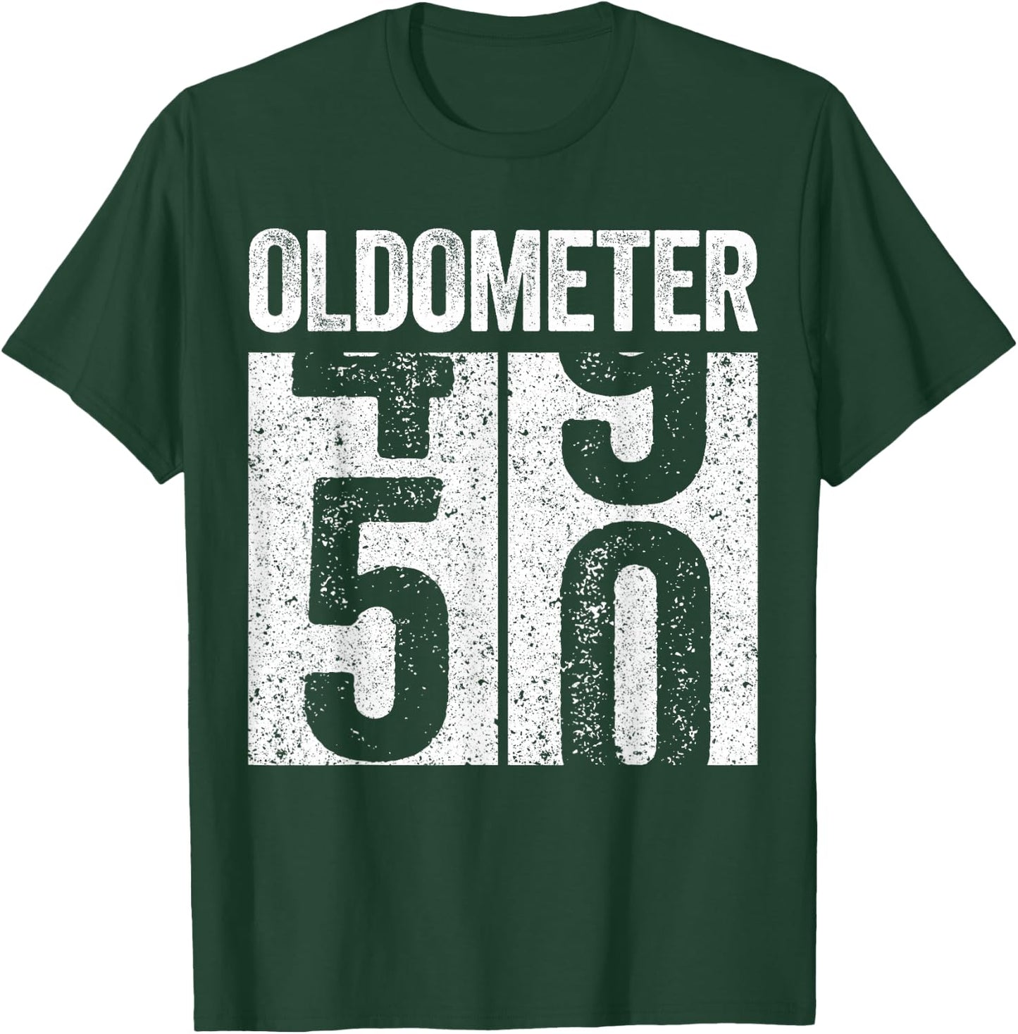 Oldometer 50 Shirt Men Women 50th Birthday T-Shirt - T-Shirt | Forest