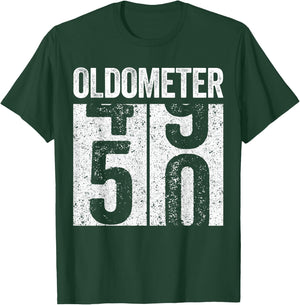 Oldometer 50 Shirt Men Women 50th Birthday T-Shirt - T-Shirt | Forest