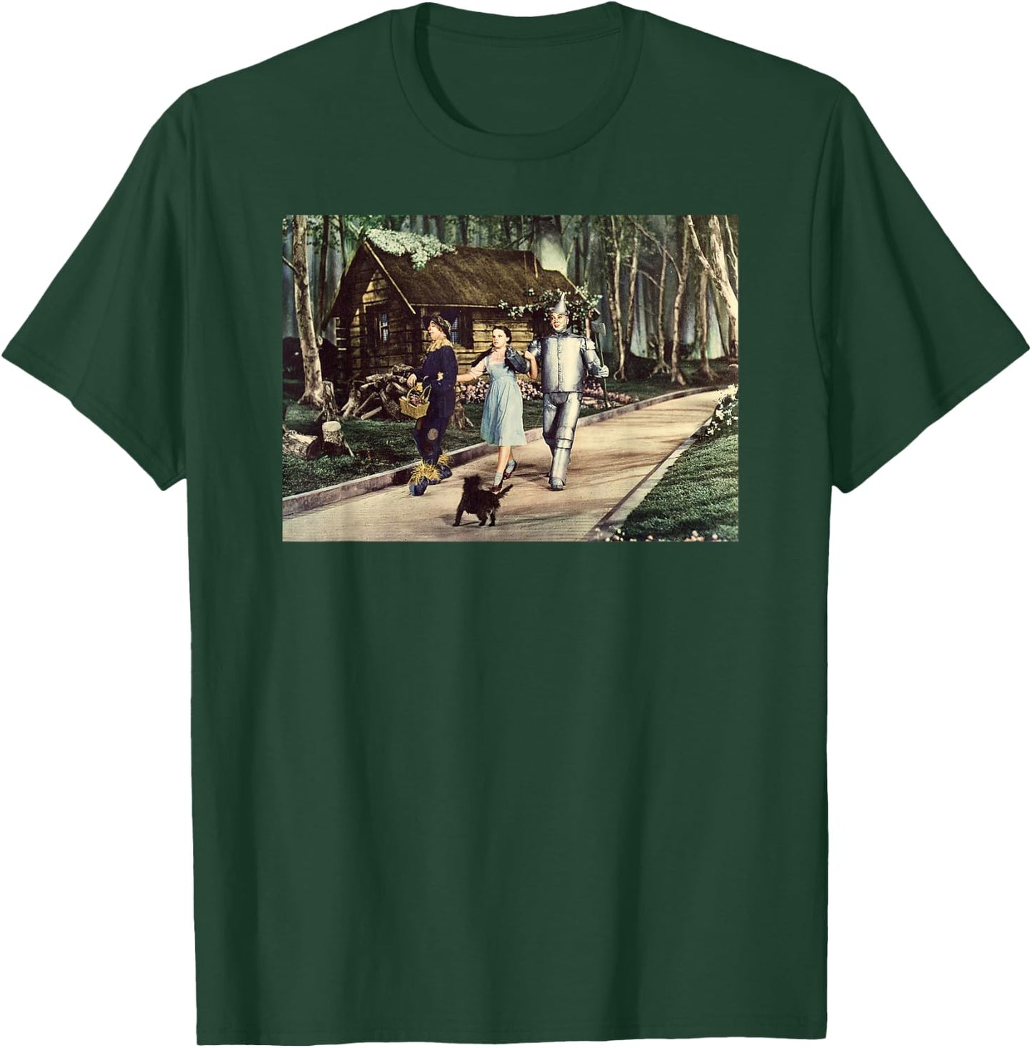 Brick Road Wizard of OZ Tin Man Scarecrow Dorothy and Toto T-Shirt - T-Shirt | Forest