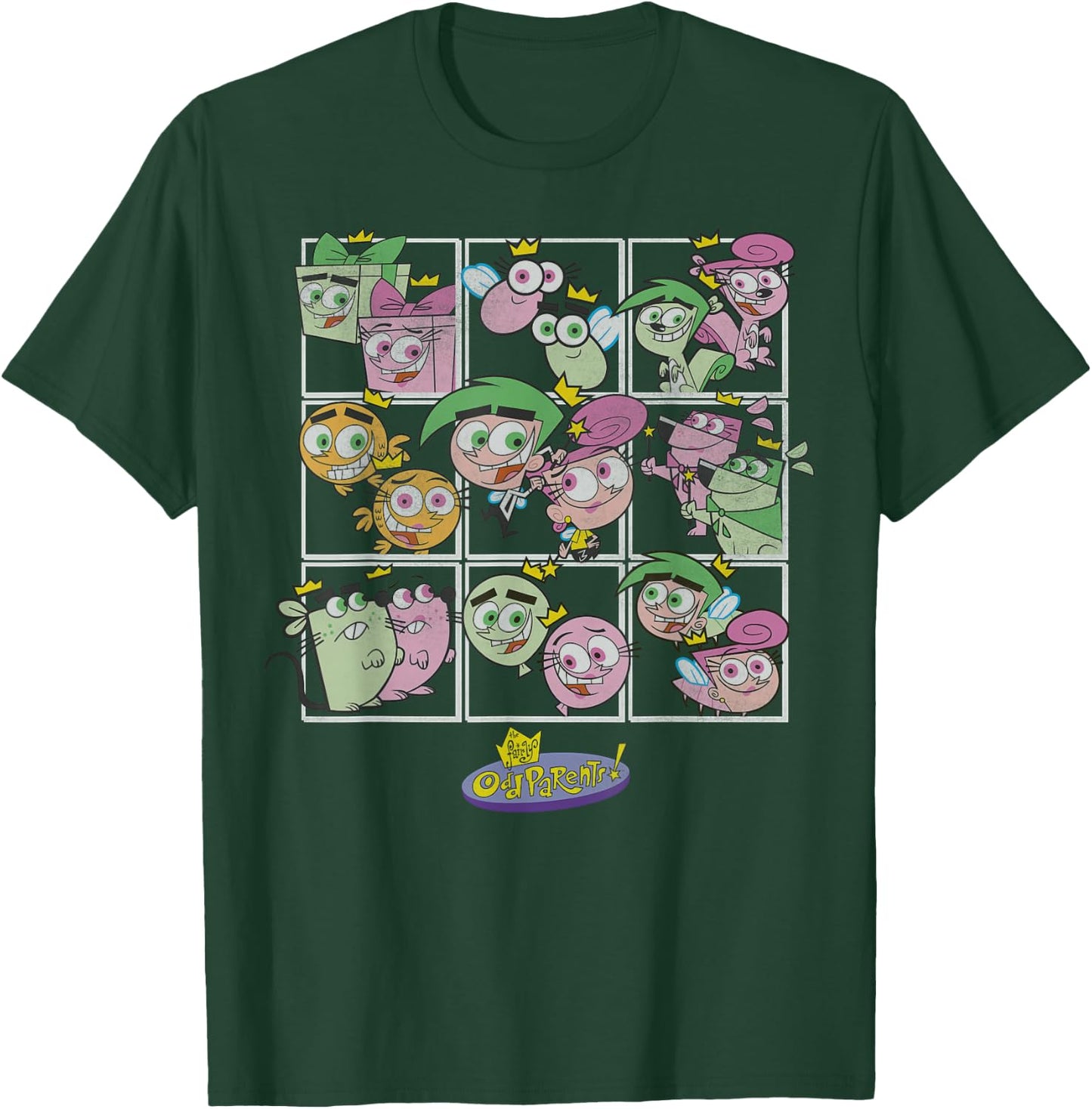 Nickelodeon The Fairly OddParents Cosmo & Wanda Looks T-Shirt - T-Shirt | Forest