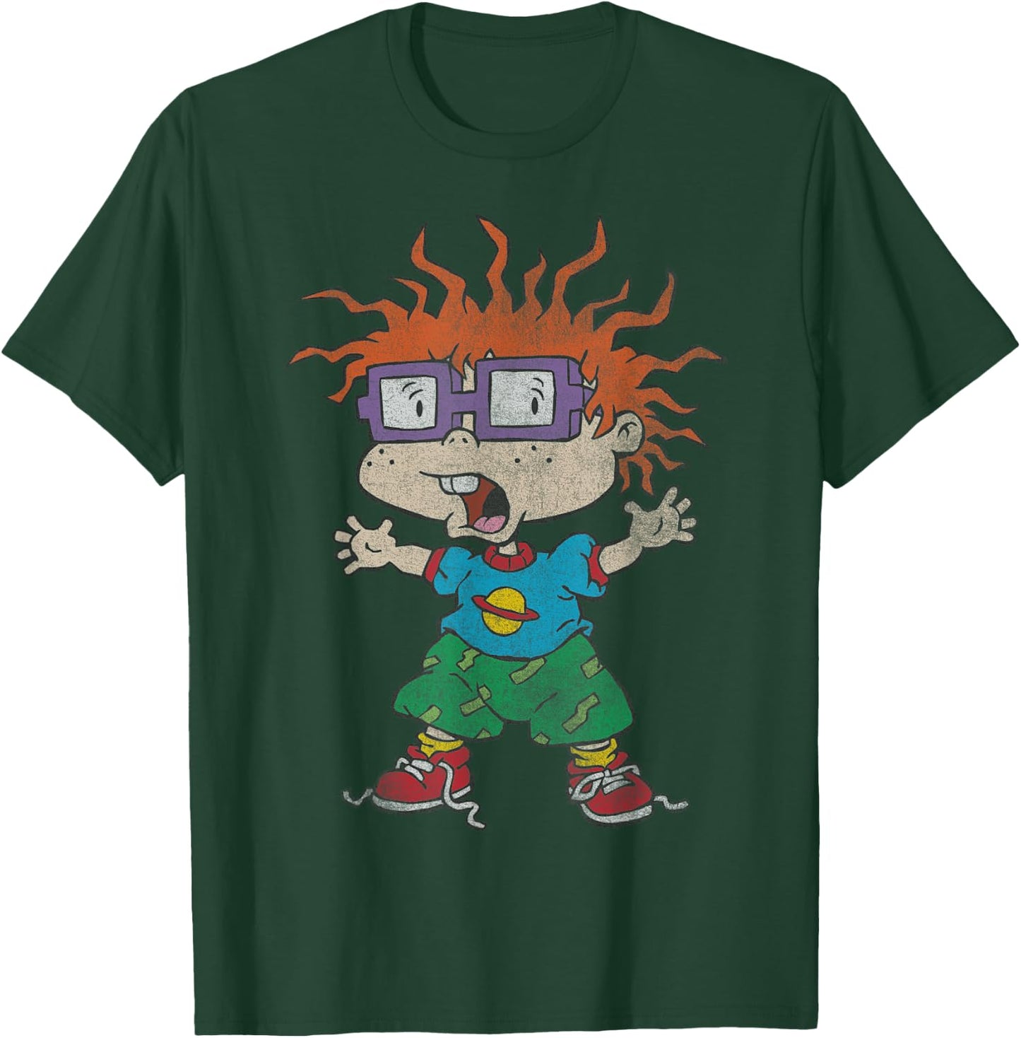 Nickelodeon Rugrats Chuckie Feature Character T-Shirt - T-Shirt | Forest