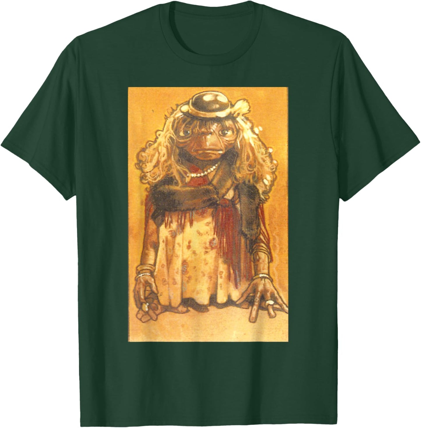 E.T. Terrestrial Dressed in A Disguise Graphic T-Shirt - T-Shirt | Forest