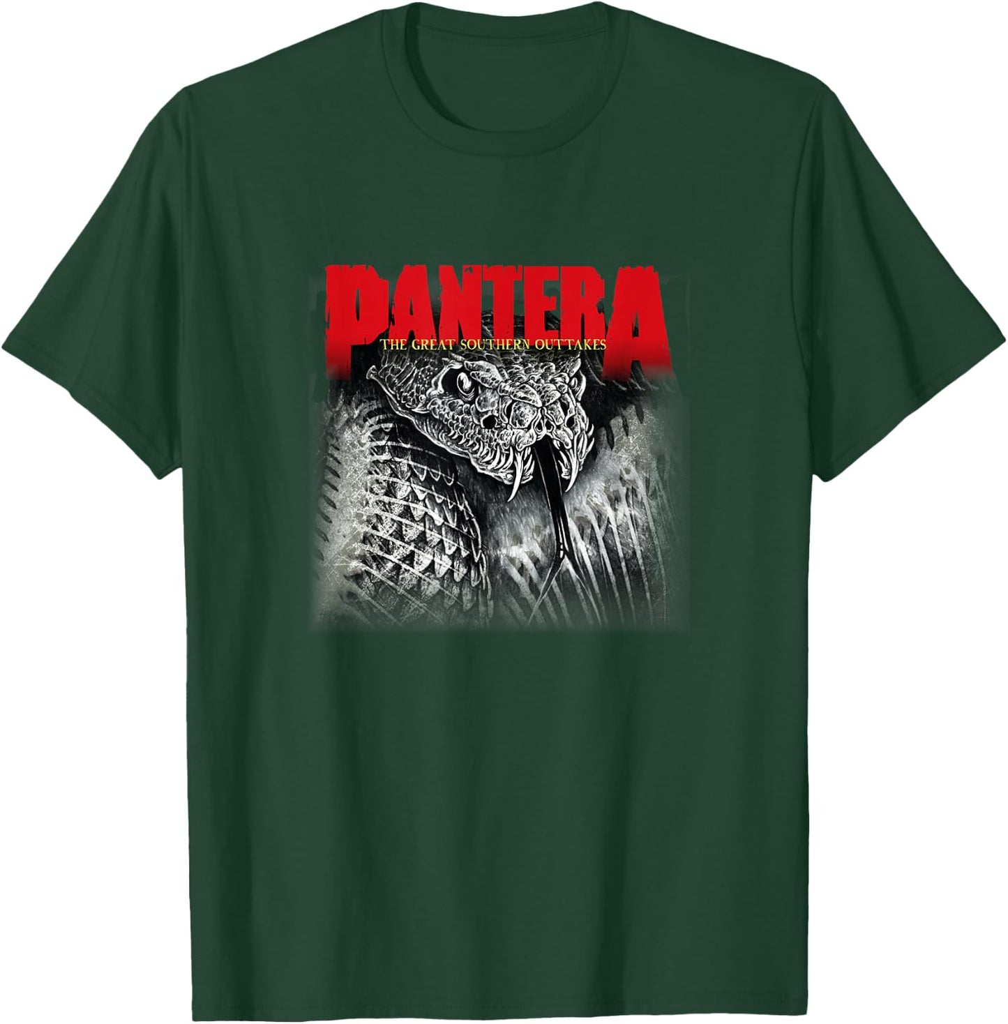 Pantera Official Great Southern Outtakes Album Snake T-Shirt - T-Shirt | Forest