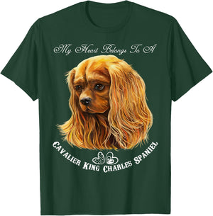 Cavalier King Charles Spaniel Ruby T-Shirt - T-Shirt | Forest