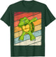 Vintage Turtle Dabbing Retro Dab Dance Turtles Kids Youth T-Shirt - T-Shirt | Forest