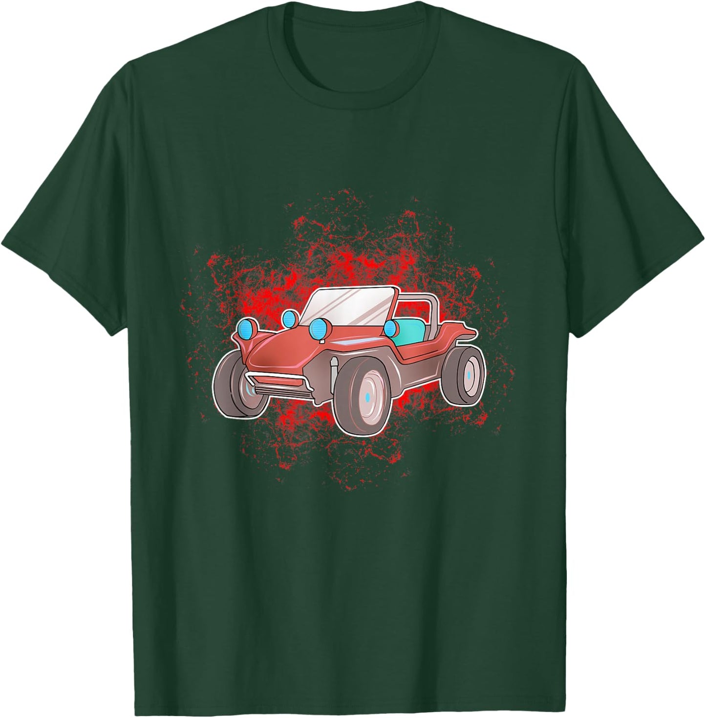 Beach Buggy Dune Graphic RC Car Men Women Kids Gift T-Shirt - T-Shirt | Forest