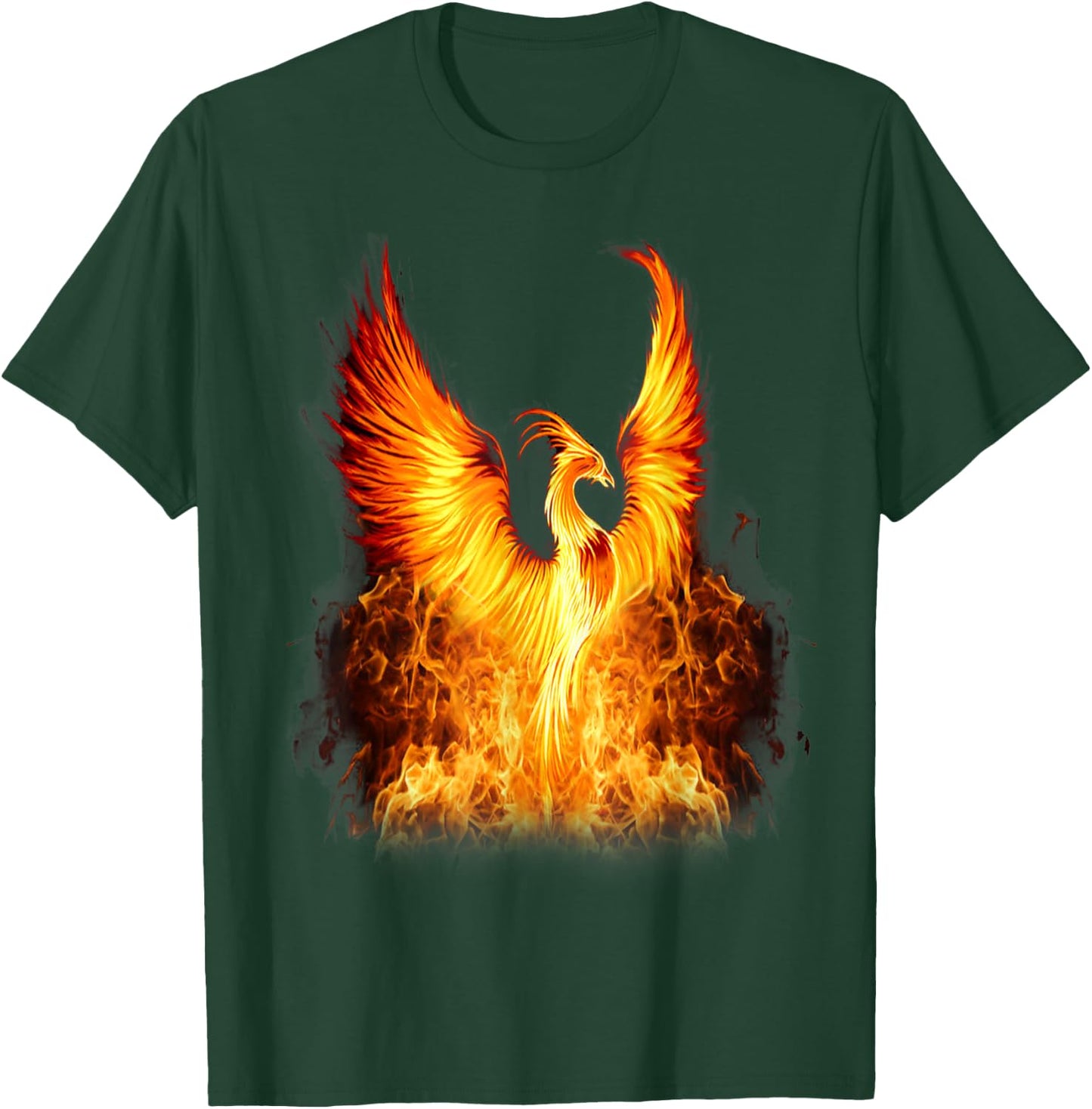 Rising Phoenix Fire Fenix T-Shirt - T-Shirt | Forest