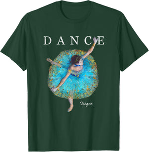Dance Class Shirt with Edgar Degas Ballerina for dancers T-Shirt - T-Shirt | Forest