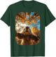 Cute Beaver Selfie Fall Leaves Forest Autumn Animal Graphic T-Shirt - T-Shirt | Forest