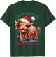 Scottish Highland Cow Christmas Pajama Women Kids T-Shirt - T-Shirt | Forest