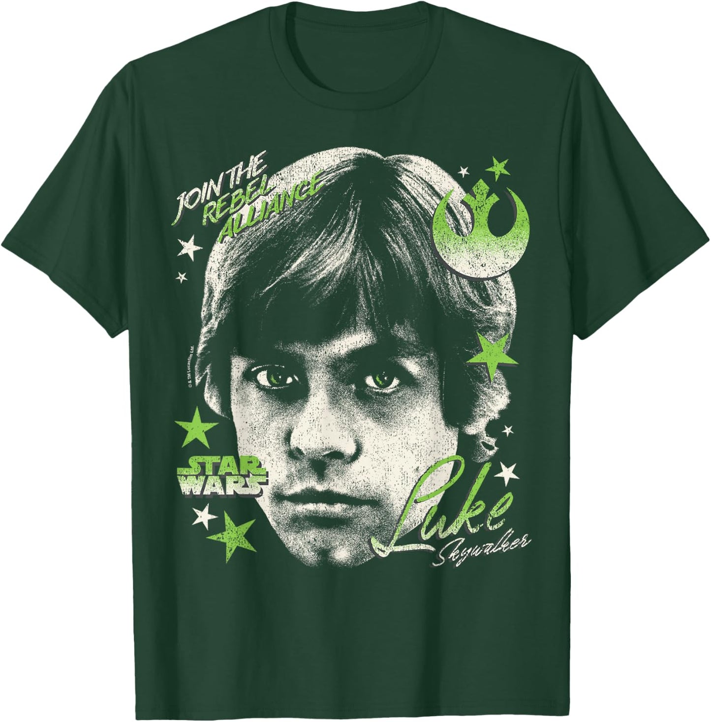 Star Wars - Luke Skywalker Portrait T-Shirt - T-Shirt | Forest