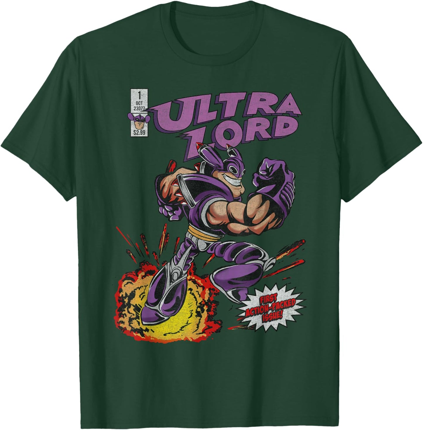 Nickelodeon The Adventures of Jimmy Neutron Ultra Lord T-Shirt - T-Shirt | Forest