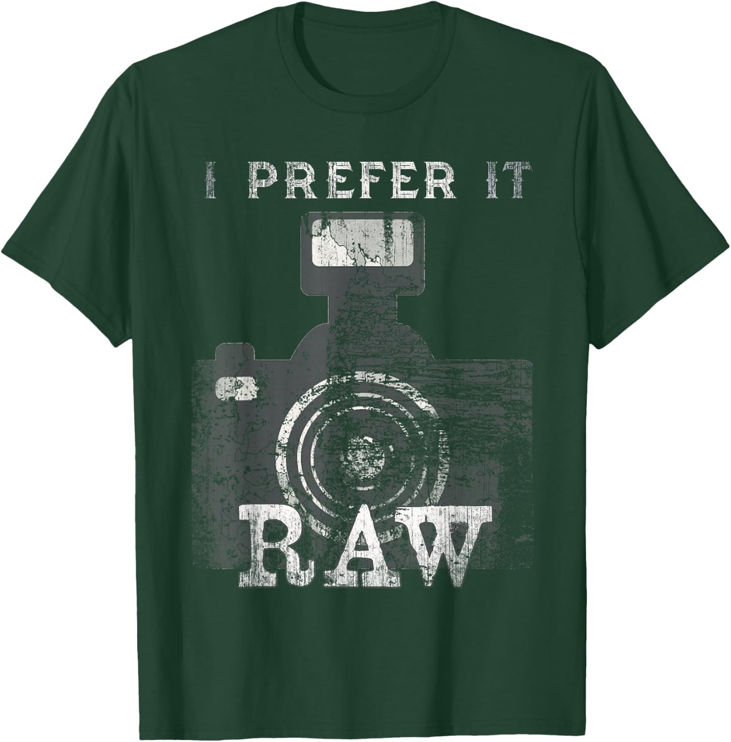Vintage Photographer Editing Team Like Shoot It Raw Crew Pro T-Shirt - T-Shirt | Forest