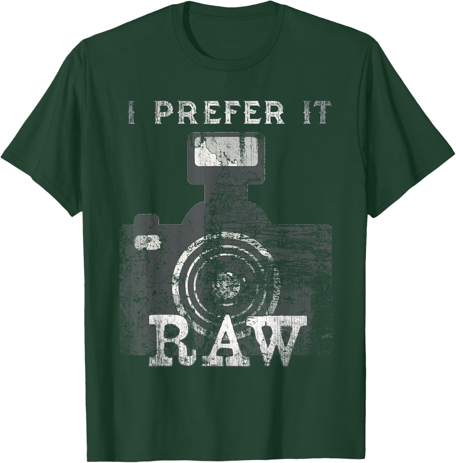 Vintage Photographer Editing Team Like Shoot It Raw Crew Pro T-Shirt - T-Shirt | Forest