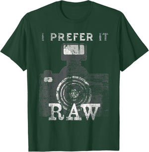 Vintage Photographer Editing Team Like Shoot It Raw Crew Pro T-Shirt - T-Shirt | Forest