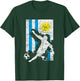 Uruguay Flag Soccer Player Team T-Shirt - T-Shirt | Forest