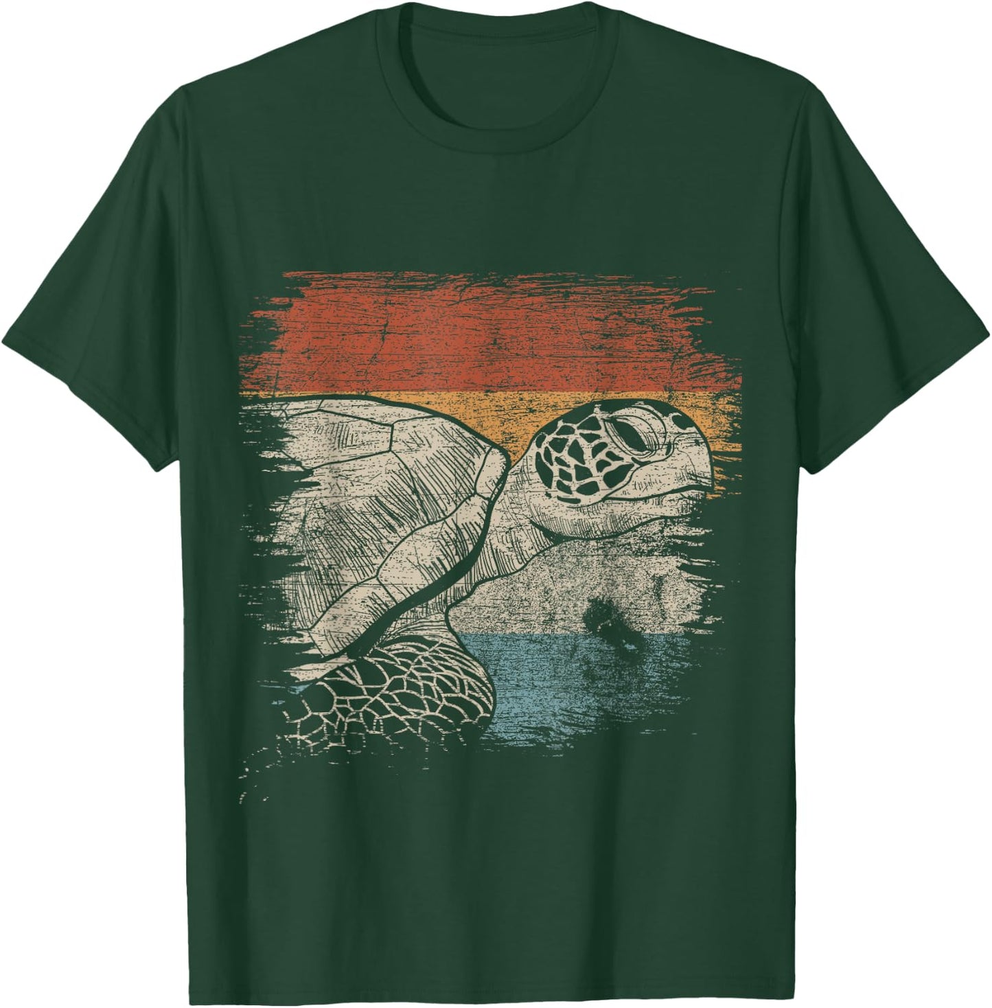 Retro Turtle T-Shirt - T-Shirt | Forest