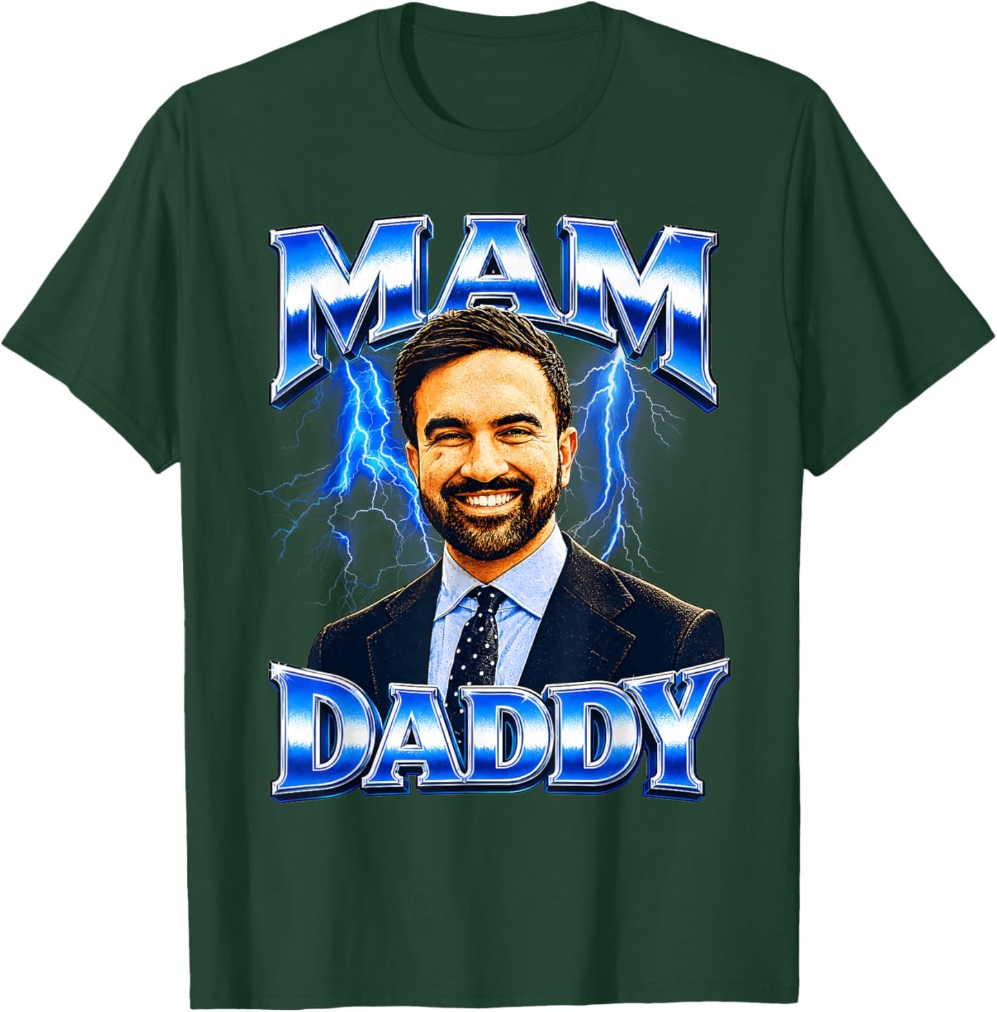 Funny Zohran Mamdani T-Shirt - T-Shirt | Forest