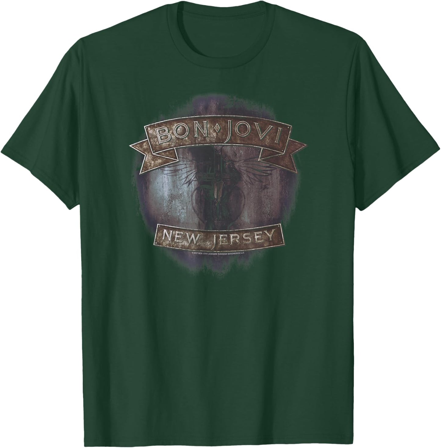 Bon Jovi New Jersey T-Shirt - T-Shirt | Forest