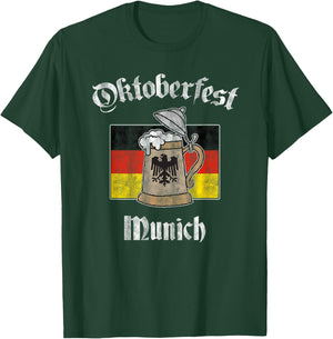 Oktoberfest Munich Bierstein T-Shirt - T-Shirt | Forest