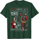 Iron Man Armor Plated Suit Blue Print Schematic T-Shirt - T-Shirt | Forest