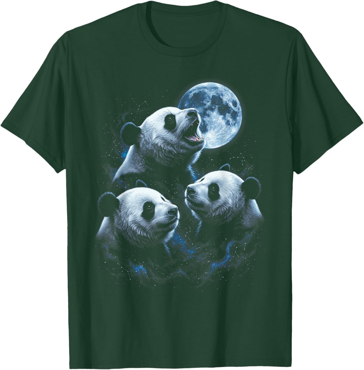 Howling At The Moon Panda Cub T-Shirt - T-Shirt | Forest