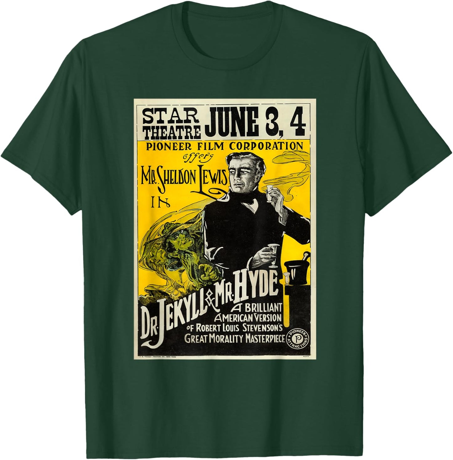 Dr. Jekyll and Mr. Hyde movie poster T-Shirt - T-Shirt | Forest
