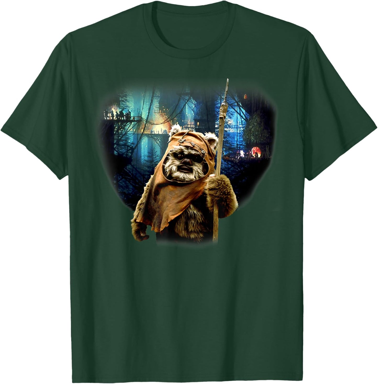 Star Wars Ewok Battle of Endor Vintage Poster T-Shirt - T-Shirt | Forest