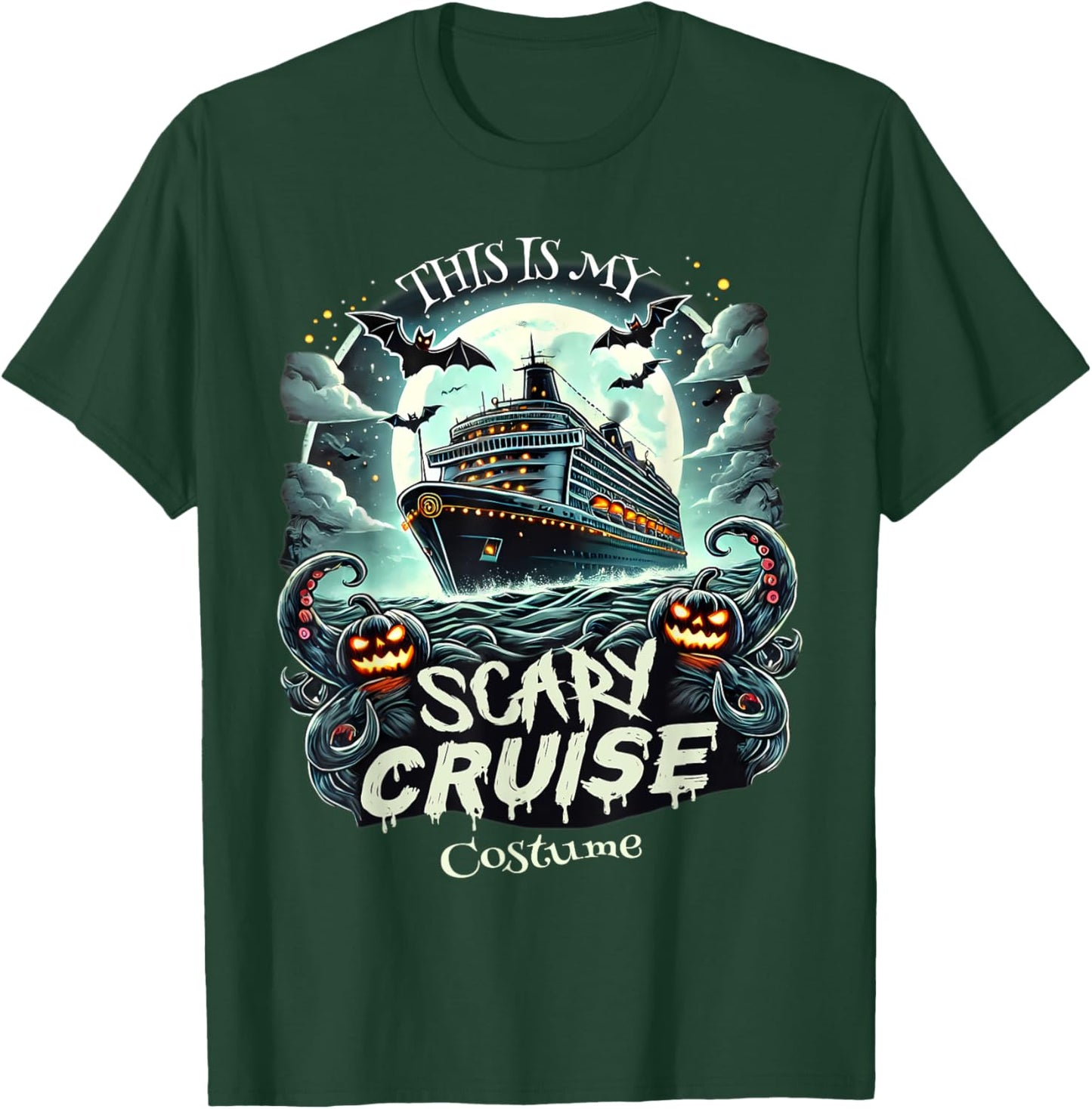 This Is My Scary Cruise Costume Halloween T-Shirt - T-Shirt | Forest