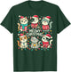 Cute Christmas Cats in Festive Outfits Design with Holiday T-Shirt - T-Shirt | Forest