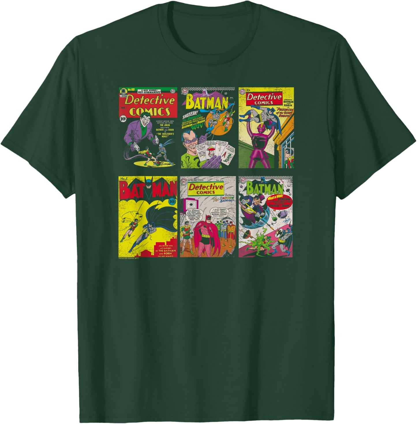 Batman Covers T Shirt T-Shirt - T-Shirt | Forest