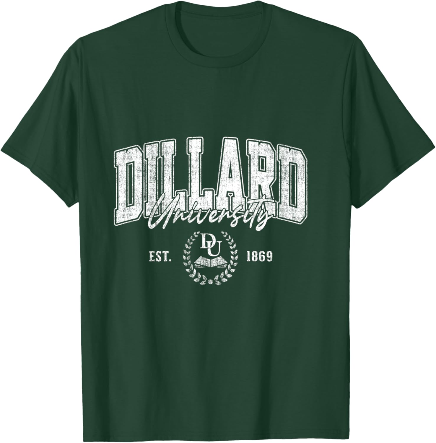 Dillard Tech – Vintage University Arch & Women T-Shirt - T-Shirt | Forest