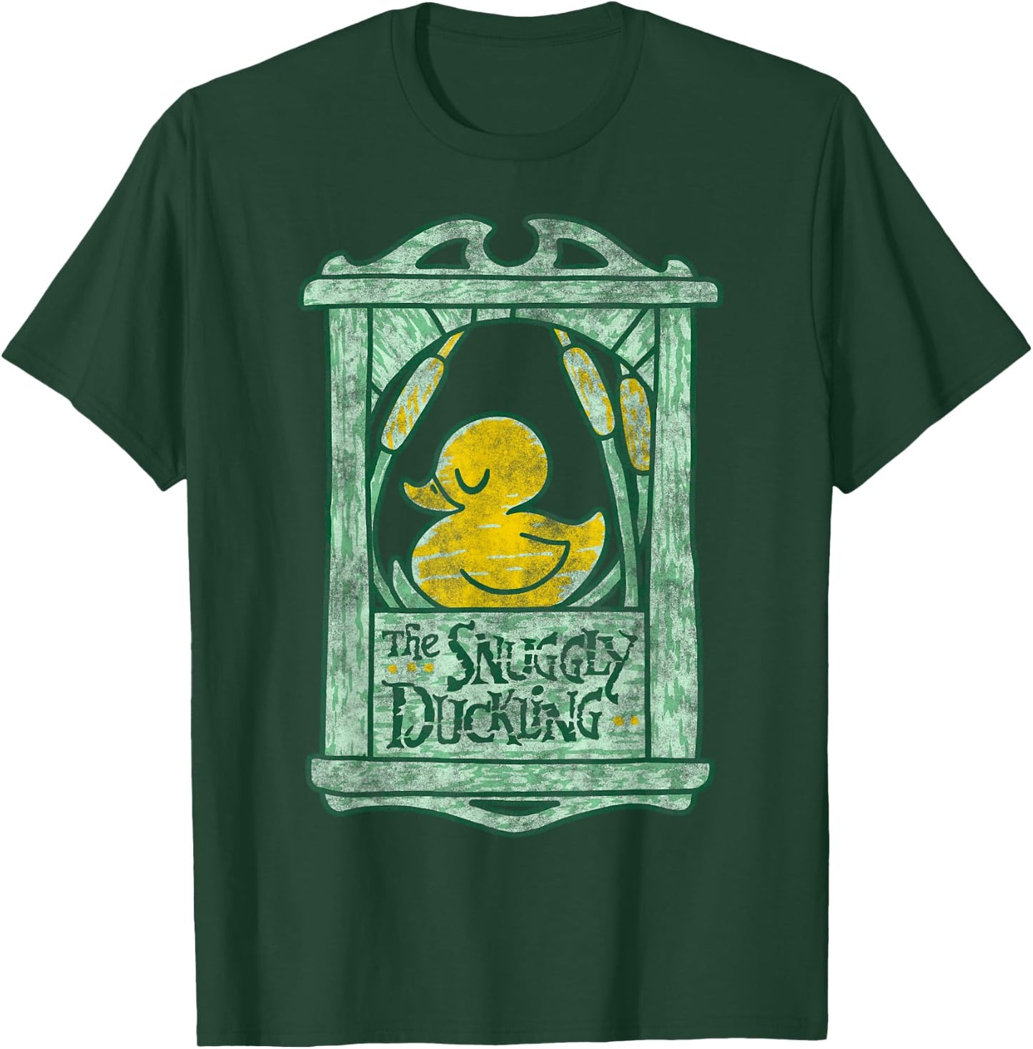 Disney Tangled The Snuggly Duckling Vintage Sign T-Shirt - T-Shirt | Forest