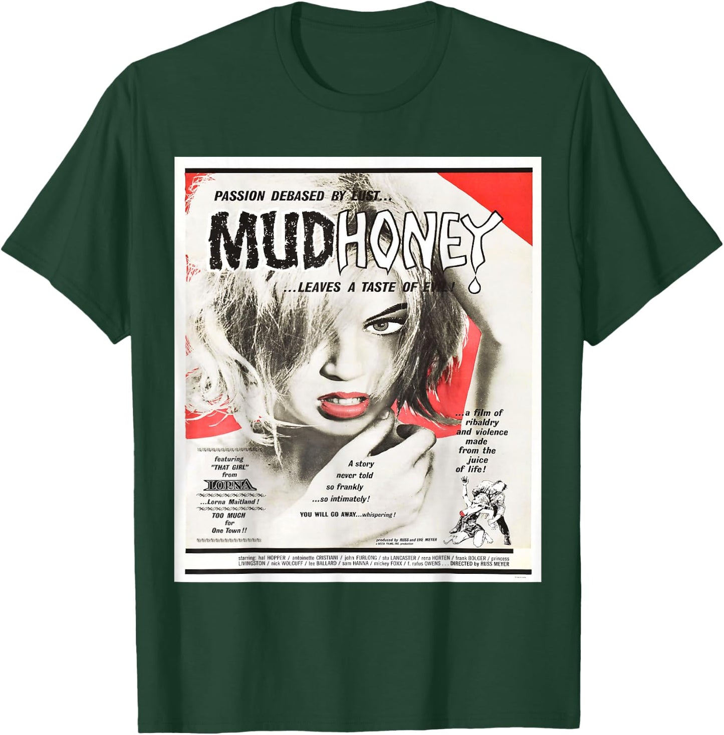 Vintage Images Vintage Poster - Black, Women's, , Short Sleeve, , Small T-Shirt - T-Shirt | Forest