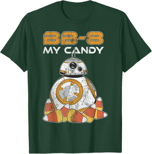 Star Wars The Force Awakens BB-8 My Candy Halloween T-Shirt - T-Shirt | Forest