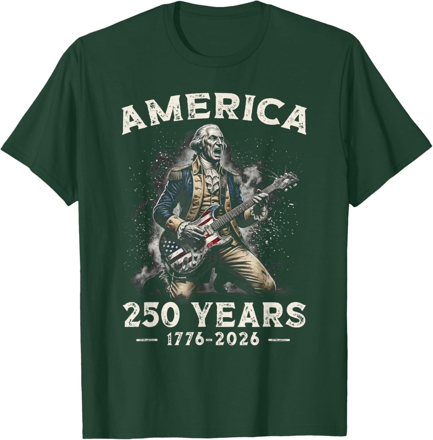 250 Years American 250th Anniversary USA Patriotic 4th July T-Shirt - T-Shirt | Forest