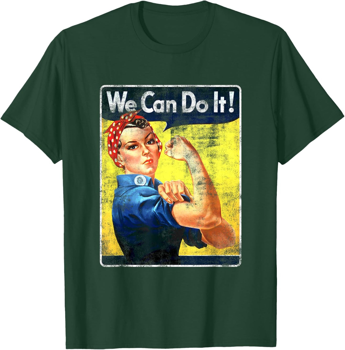 We Can Do It Rosie The Riveter Feminist T-Shirt - T-Shirt | Forest