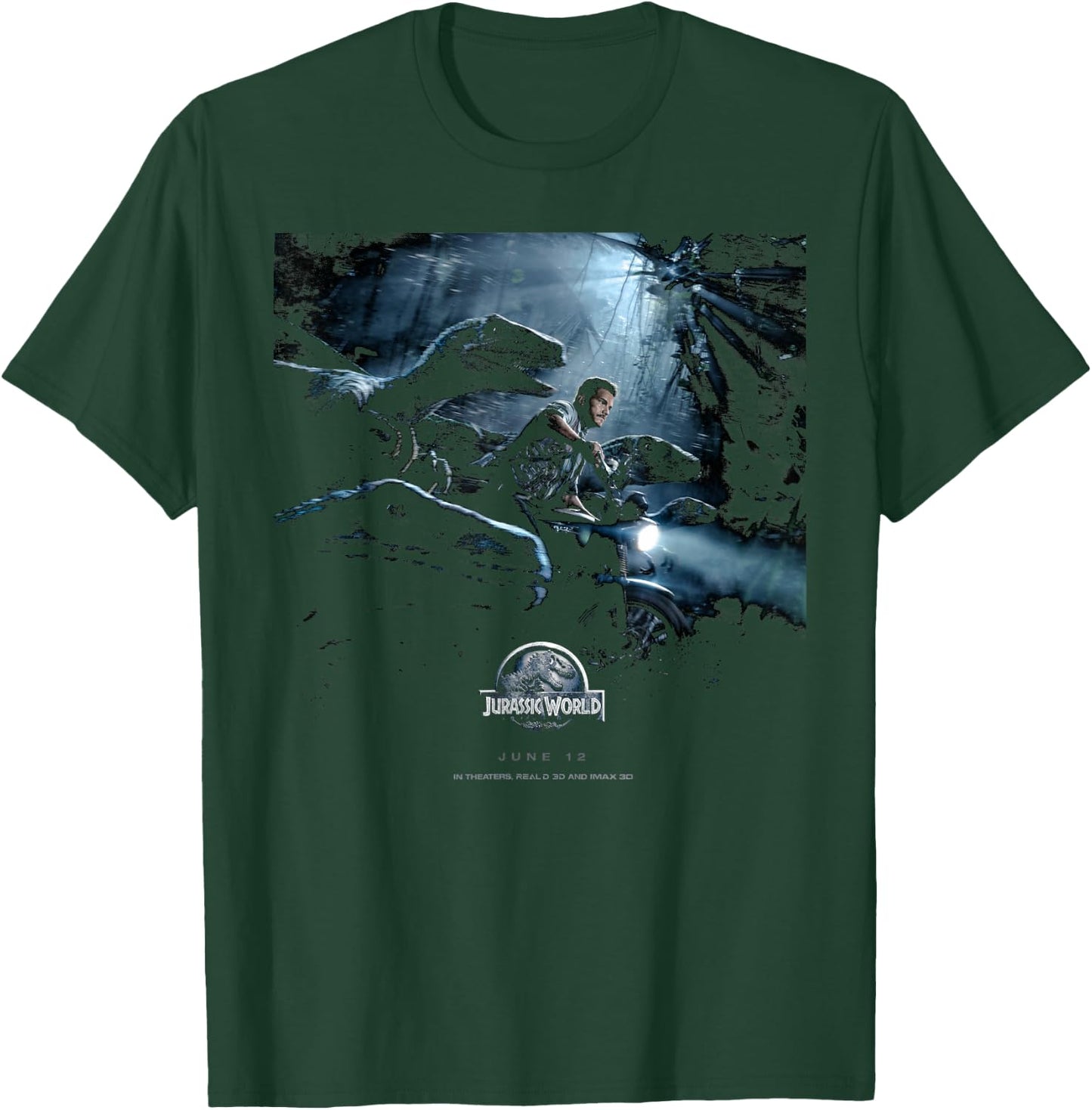 Jurassic World Owen Raptors Poster T-Shirt - T-Shirt | Forest