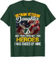 Proud Vietnam Veteran's Daughter I Was Raised By Mine Gift T-Shirt - T-Shirt | Forest
