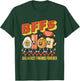 BFF Breakfast Friends Forever Cute Vintage Cartoon Food Art T-Shirt - T-Shirt | Forest