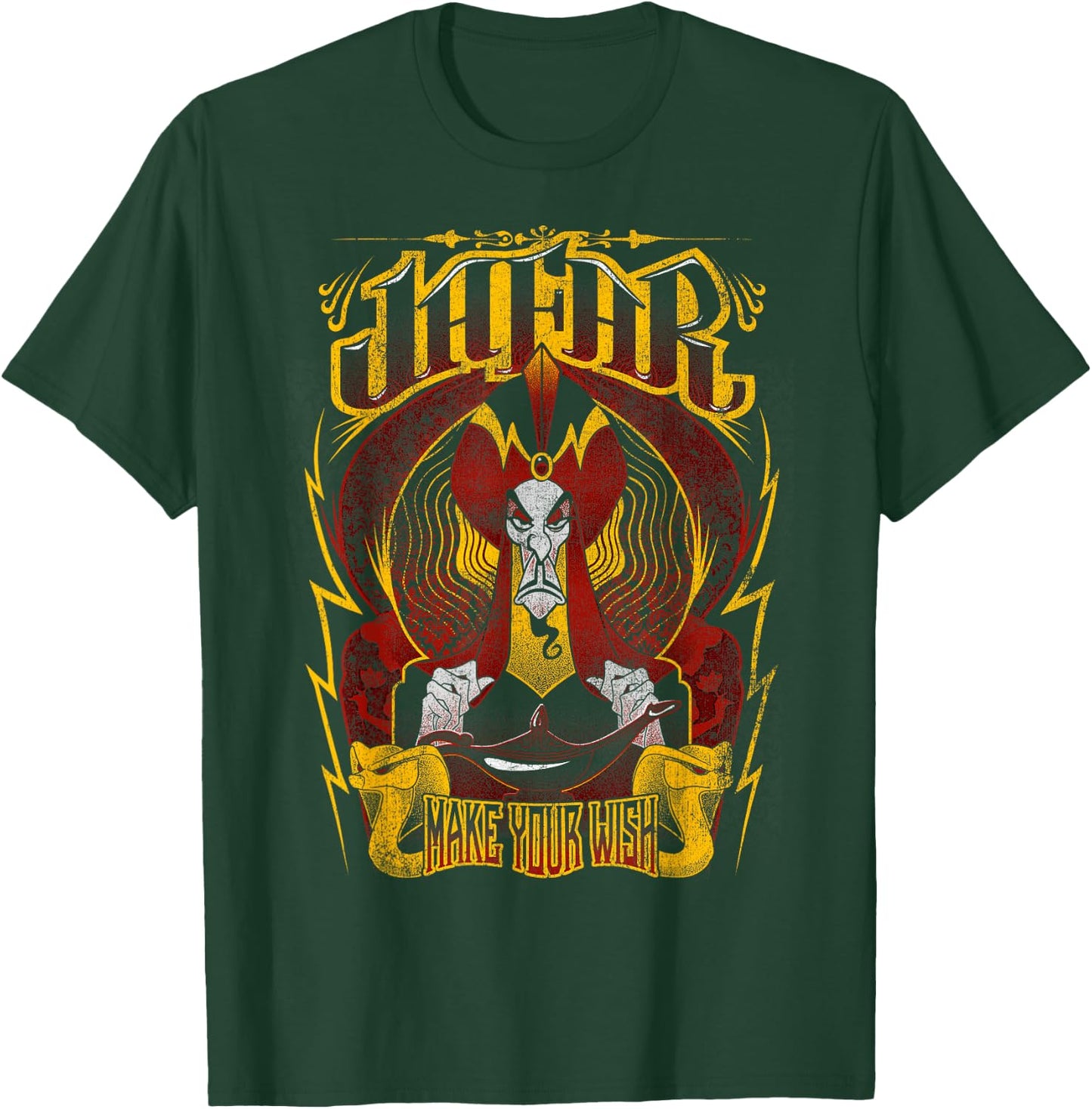 Disney Aladdin Jafar Make Your Wish Graphic T-Shirt - T-Shirt | Forest