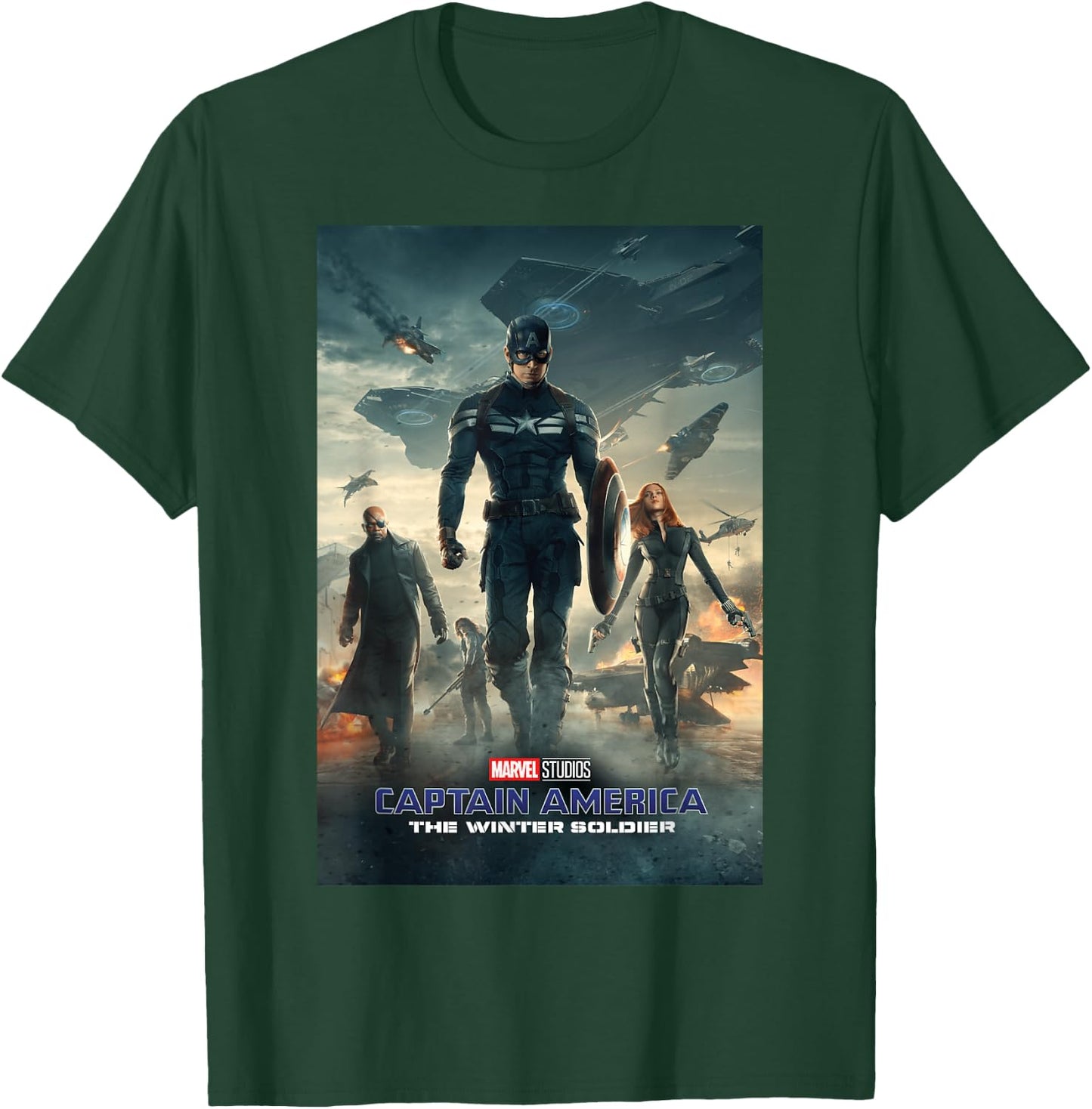 Marvel Studios Capt. America Winter Soldier T-Shirt - T-Shirt | Forest