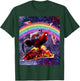 Space Pug Riding Chicken Unicorn - Taco & Burrito T-Shirt - T-Shirt | Forest