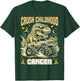 Crush Childhood Cancer Awareness Monster Truck Dinosaur T-Shirt - T-Shirt | Forest