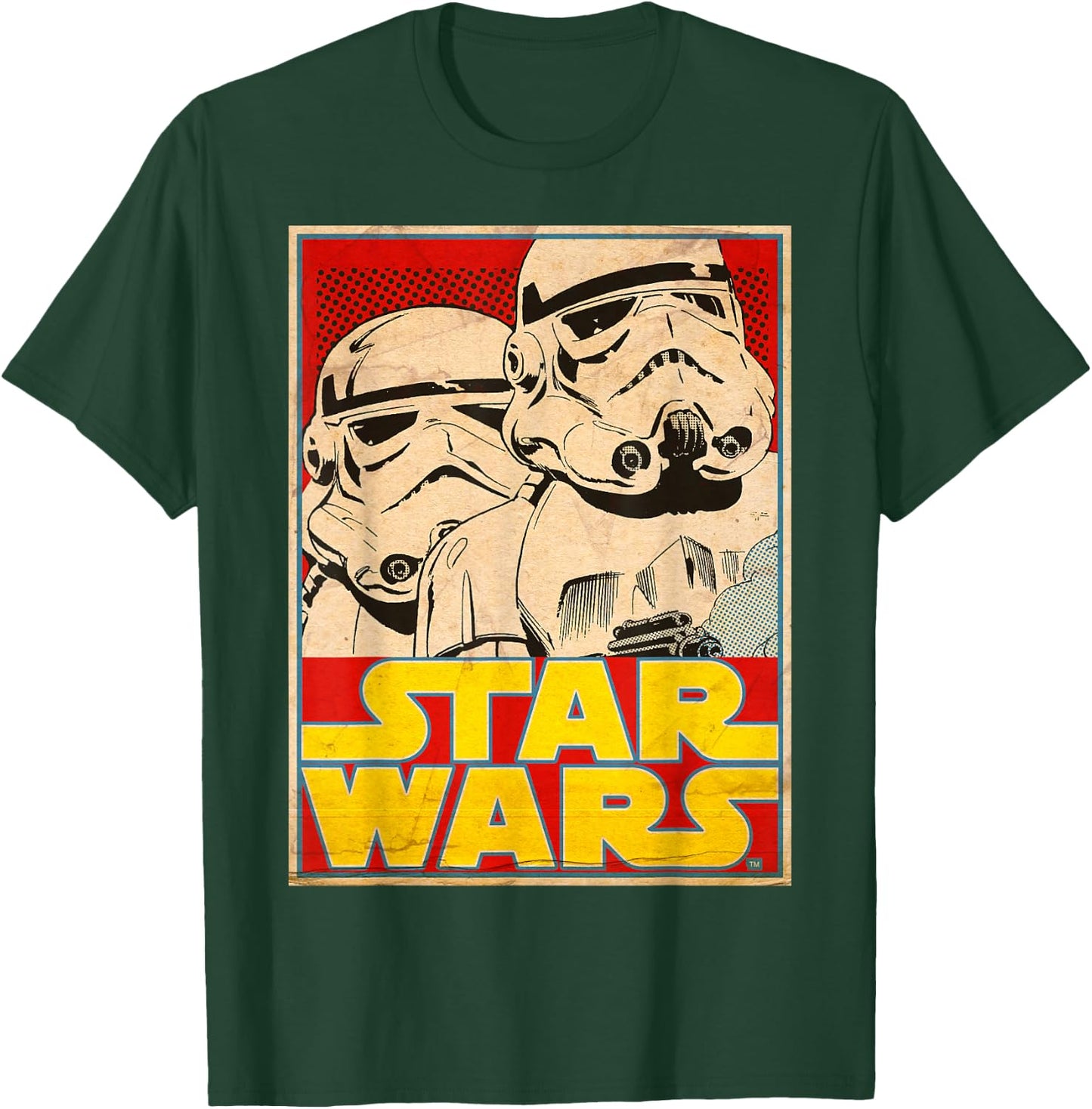 Star Wars Stormtrooper March Vintage Trading Card T-Shirt - T-Shirt | Forest