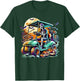Funny Vintage Halloween Skeleton Golf Cart Golfer Men Women T-Shirt - T-Shirt | Forest