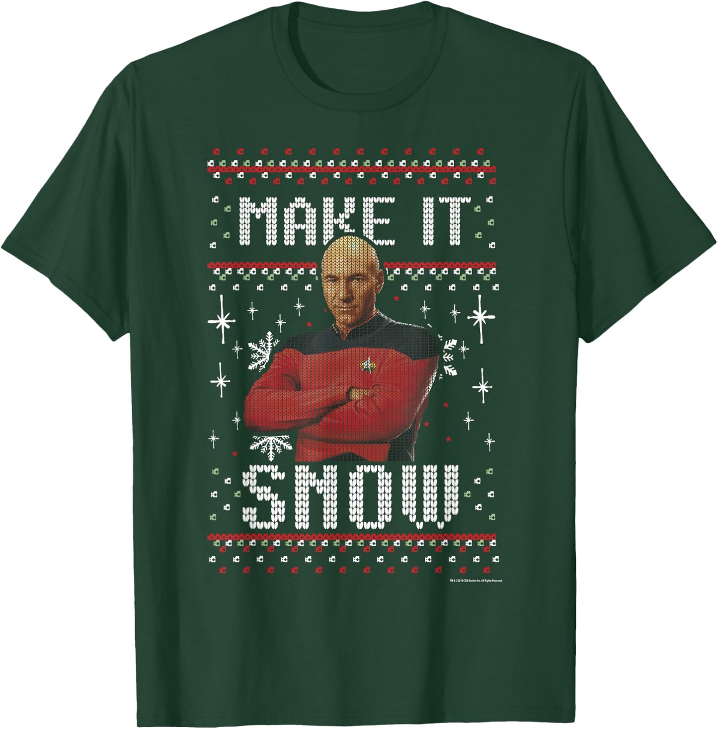 Star Trek: The Next Generation Make It Snow T-Shirt - T-Shirt | Forest